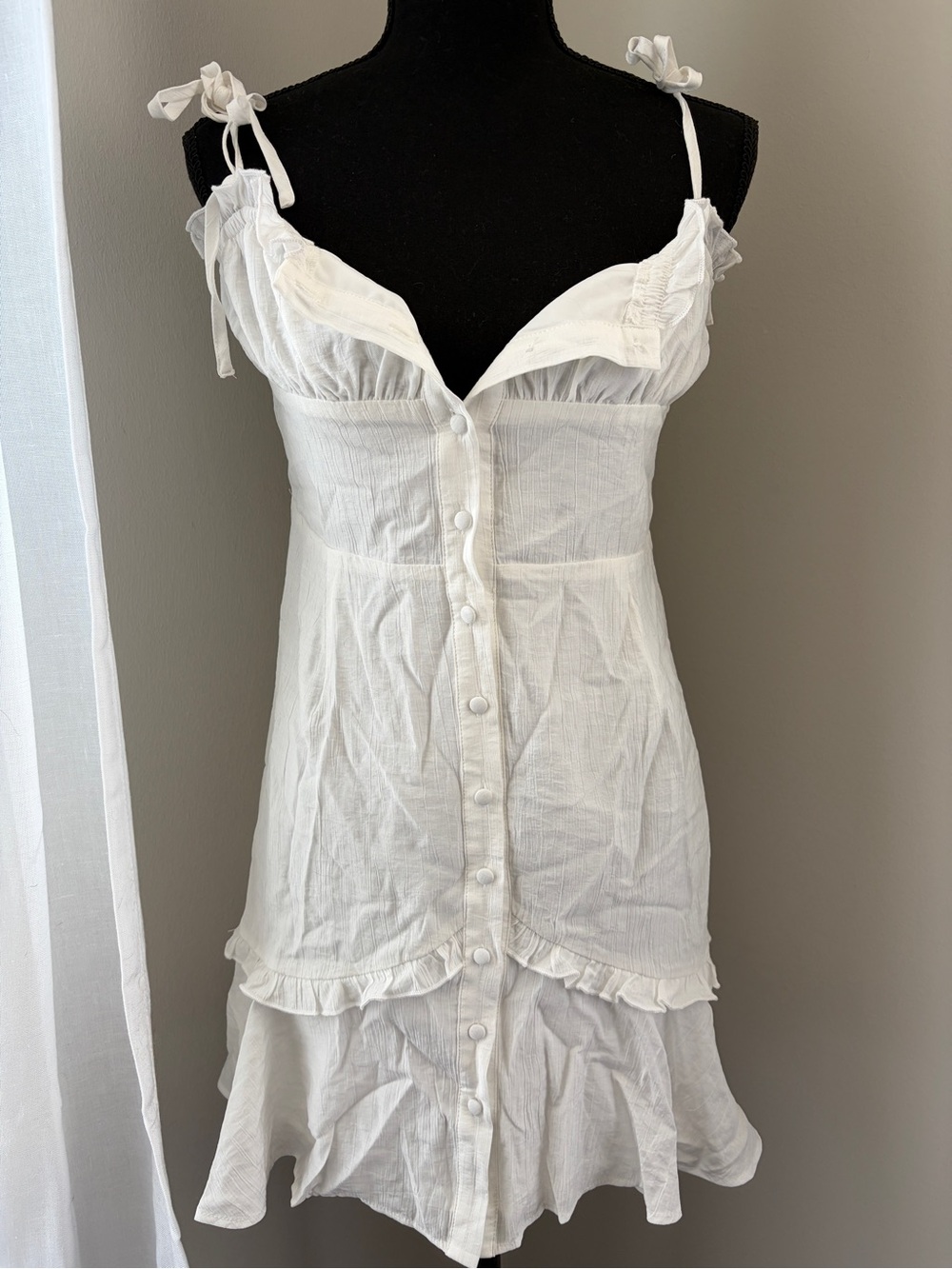 NWT Lightweight cotton summer mini dress size small